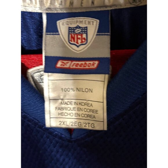 Reebok NFL New York Giants Shockey Jersey #80 Mens‎ 2XL Blue Nylon - Picture 3 of 7